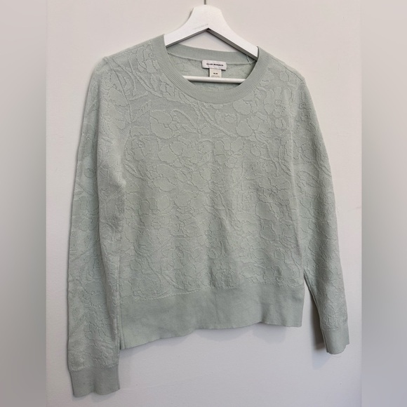 Club Monaco Light Green Textured Sweater - Picture 1 of 7